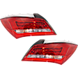 Driver and Passenger Side Tail Lights, With bulb(s), Halogen