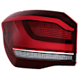 Driver and Passenger Side, Outer LED Tail Light, With bulb(s), OE Replacement