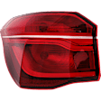 Driver and Passenger Side, Outer Halogen Tail Light, With bulb(s), OE Replacement, CAPA Certified