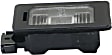 Rear, Driver and Passenger Side License Plate Lights, Halogen