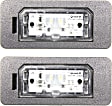 Rear, Driver and Passenger Side License Plate Lights