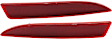 Rear, Driver and Passenger Side Bumper Reflector