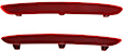 Rear, Driver and Passenger Side Bumper Reflector