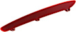 Rear, Driver and Passenger Side Bumper Reflector