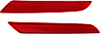 Rear, Driver and Passenger Side Bumper Reflectors, For Models with M Package