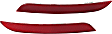 Rear, Driver and Passenger Side Bumper Reflector - For Models Without M Package