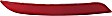 Rear, Driver and Passenger Side Bumper Reflector - For Models Without M Package