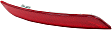 Rear, Driver and Passenger Side Bumper Reflector - For Models Without M Package