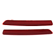 Rear, Driver and Passenger Side Bumper Reflector - For Standard, Luxury Line and Modern Line Models Without M Sport Package