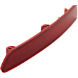 Rear, Driver and Passenger Side Bumper Reflector - For Standard, Luxury Line and Modern Line Models Without M Sport Package