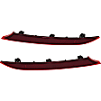 Rear, Driver and Passenger Side Bumper Reflector - AWD, 4 or 6 Piston Front Brembo Calipers