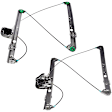SET-RB740489 Front, Driver and Passenger Side OE Solutions Series Power Window Regulator, Without Motor