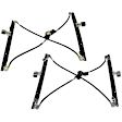 SET-RB740535 Front, Driver and Passenger Side OE Solutions Series Power Window Regulator, Without Motor
