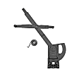 SET-RB740854-F Front, Driver and Passenger Side OE Solutions Series Power Window Regulator, Without Motor