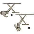 SET-RB740857 Front, Driver and Passenger Side OE Solutions Series Power Window Regulator, Without Motor