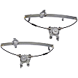 Front, Driver and Passenger Side OE Solutions Series Power Window Regulator, Without Motor