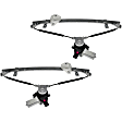 SET-RB741008 Front, Driver and Passenger Side OE Solutions Series Power Window Regulator, With Motor