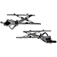 SET-RB741111 Front, Driver and Passenger Side OE Solutions Series Power Window Regulator, With Motor