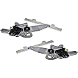 SET-RB741115 Rear, Driver and Passenger Side OE Solutions Series Power Window Regulator, With Motor