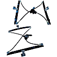 2006 Dodge Grand Caravan - Front, Driver and Passenger Side Power Window Regulator, With Motor, OE Solutions Series