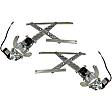 SET-RB741848-F Front, Driver and Passenger Side OE Solutions Series Power Window Regulator, With Motor