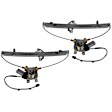 SET-RB748900-R Rear, Driver and Passenger Side OE Solutions Series Power Window Regulator, With Motor