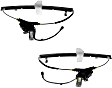 SET-RB748980 Rear, Driver and Passenger Side OE Solutions Series Power Window Regulator, With Motor