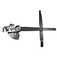 SET-RB749758-F Front, Driver and Passenger Side OE Solutions Series Manual Window Regulator, Hand-Crank Type