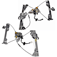 SET-RB751060-F Front, Driver and Passenger Side OE Solutions Series Power Window Regulator, With Motor