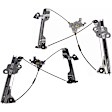 SET-RB752060 Front, Driver and Passenger Side OE Solutions Series Power Window Regulator, Without Motor