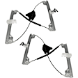 SET-RB752459 Front, Driver and Passenger Side Power Window Regulator, Without Motor
