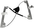 SET-RB752459 Front, Driver and Passenger Side Power Window Regulator, Without Motor