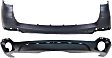 Rear, Upper and Lower Upper - Primed, Lower - Textured Bumper Cover 3.0L, 6Cyl