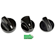 SET-RB76884-2 A/C Control Knob - Direct Fit, Set of 2