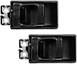 SET-RB80880-2 Textured Black Interior Door Handle