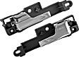 SET-RB81701 Front, Driver and Passenger Side Chrome Interior Door Handle, With Door Lock Button