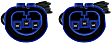 SET-RB85811-2 Bulb Socket - Headlight, Direct Fit, Set of 2