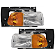 SET-RB8885301 Driver and Passenger Side Halogen Headlight, With bulb(s), OE Replacement