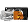SET-RB8885301 Driver and Passenger Side Halogen Headlight, With bulb(s), OE Replacement