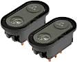 SET-RB901015-2 Front, Driver and Passenger Side Door Lock Switch Black
