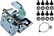 SET-RB924104-F Front, Passenger Side, Upper and Lower Door Hinge