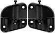 SET-RB9245105 Mirror Hardware - Black, Plastic and Metal Material, Direct Fit, Set of 2