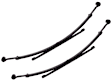 SET-RB929115-2 Rear, Driver and Passenger Side Leaf Spring