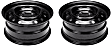 SET-RB939102-2 Steel Black Wheel, 16 in. X 7 in., 5 x 4.5 in. Bolt Pattern