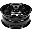 2013 Ford Focus - Gloss Black Wheel, 16 in. x 6.5 in., 5 x 108 mm Bolt Pattern