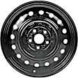 SET-RB939152-2 Steel Black Wheel, 16 in. X 6.5 in., 5 x 105 mm Bolt Pattern