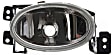 Front, Driver and Passenger Side Fog Lights, Without Bulb(s), Halogen