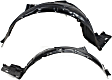 Front, Driver and Passenger Side, Fender Liner