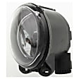 Front, Driver and Passenger Side Halogen Fog Light, with Bulbs