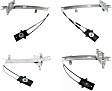 1998 Buick Century - Front and Rear, Driver and Passenger Side Power Window Regulator, Without Motor